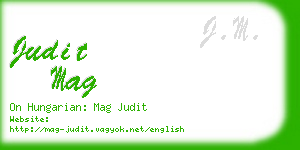 judit mag business card